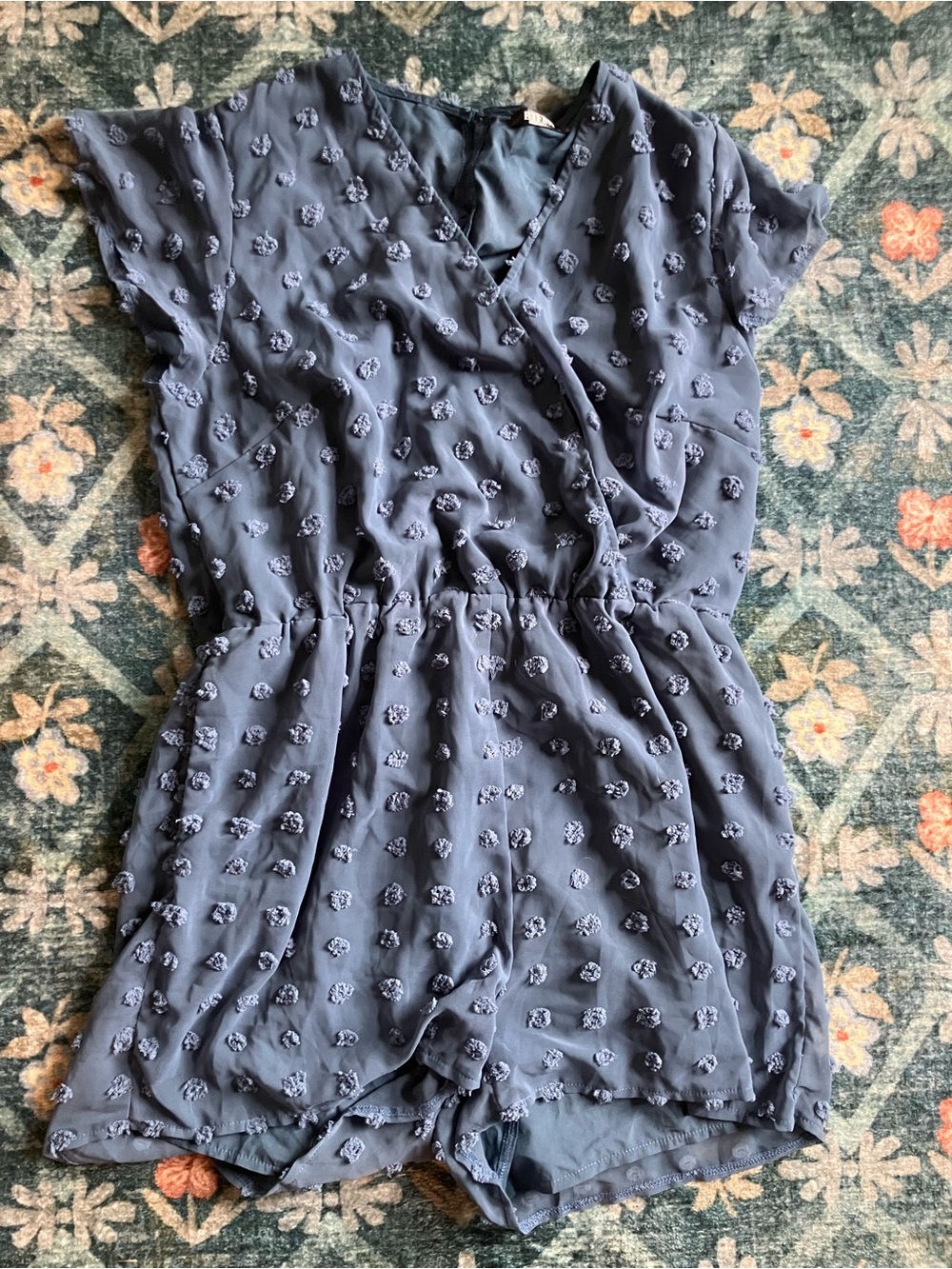 Blue Mini Romper
